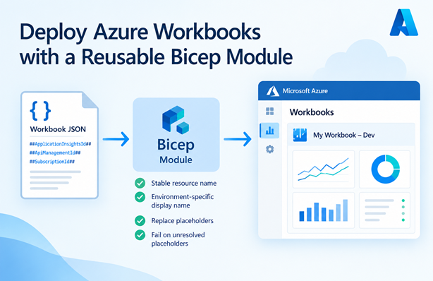 Deploy Azure Workbooks with a Reusable Bicep Module | Ronald's Blog