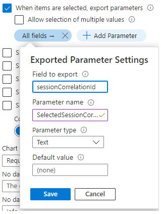 Export Parameter Settings