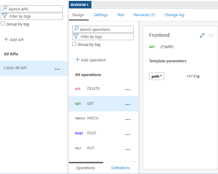 Catch-All API in API Management